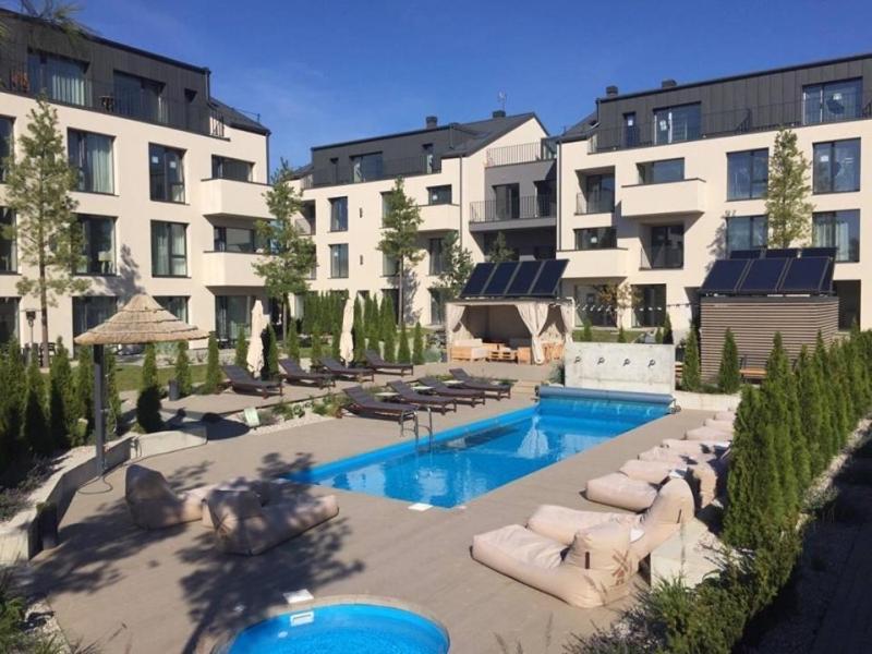 Super Mini Loft With Outdoor Pool. Apartman Palanga Kültér fotó